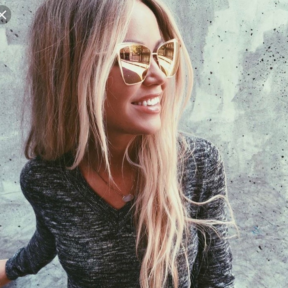 Diff Becky Gold sunglasses